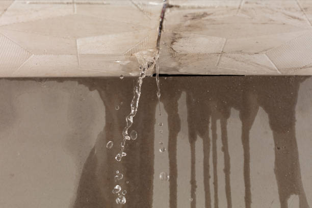 Professional Sewage Cleanup technician working in Andrews, TX